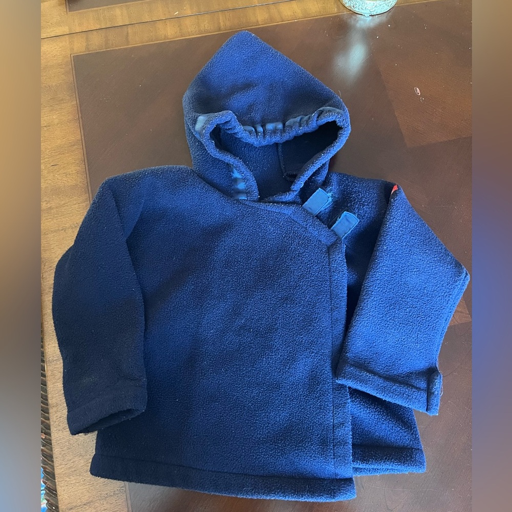 Navy Blue Kids Fleece Widgeon Brand Jacket, 3T